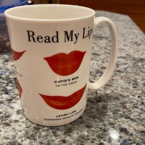 Kate Spade Read my Lips Mug